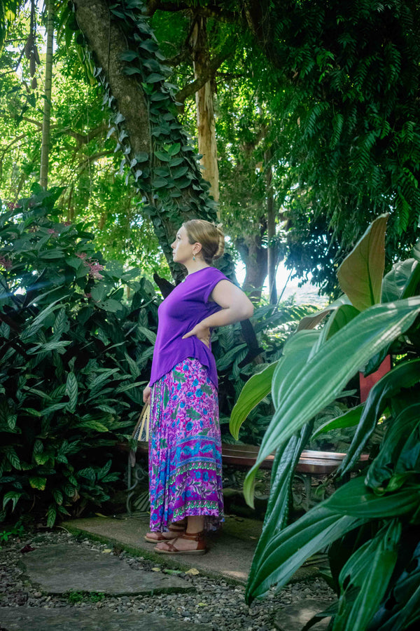 Allura Top in Purple
