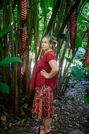 Tara Top - Maroon
