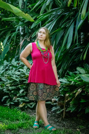 Wales Skirt - Mosaic Red/Black