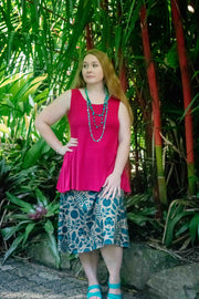 Gemima Skirt - Art Deco Jade