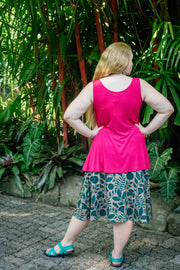 Gemima Skirt - Art Deco Jade