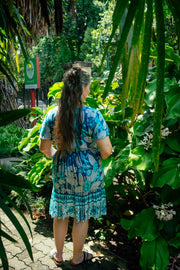 Octavia Short Dress - Orchid Blues