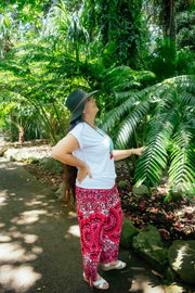 Freya Pants in Fruity Red