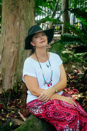 Freya Pants in Fruity Red