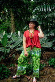 Freya Pants in Fruity Lime