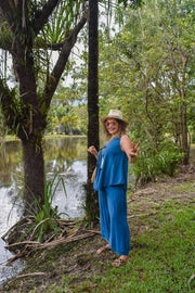 Dharma Pants in Teal