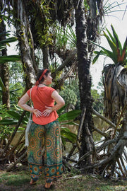 Fern Pants in Fractal Green