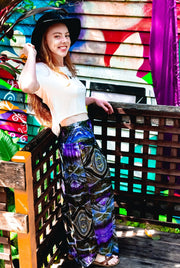 Fern Pants in Ripple Purple