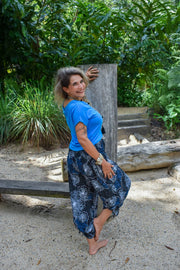 Freya Pants in Coral Black