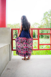 Passport Pants in Paisley Navy
