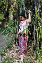 Passport Pants in Passionflower Black