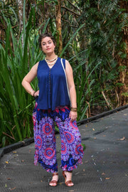 Passport Pants in Passionflower Navy