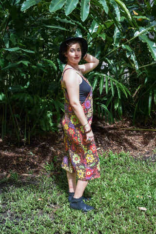 Carlita Overalls in Happy Brown