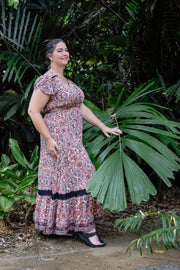 Essence Maxi Dress - Ochre Earth - zaphire_kuranda