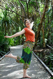 Freya Pants - Shakti Green Forest - zaphire_kuranda