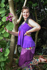 Freya Pants - Shakti Purple - zaphire_kuranda