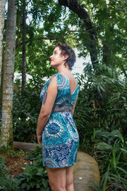 Gem Short Dress - Travel Teal - zaphire_kuranda