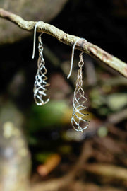 Helix Dangle - Silver Earrings - zaphire_kuranda