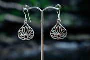 Lotus Blossom - Silver Earrings - zaphire_kuranda