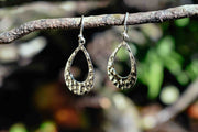 Modern Forged Teardrop - Silver Earrings - zaphire_kuranda