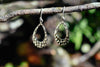 Modern Forged Teardrop - Silver Earrings - zaphire_kuranda