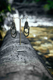 Modern Oval Trio - Silver Earrings - zaphire_kuranda