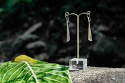 Modern Solid Spire - Silver Earrings - zaphire_kuranda