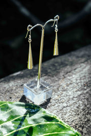 Modern Solid Spire - Silver Earrings - zaphire_kuranda