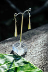 Modern Solid Spire - Silver Earrings - zaphire_kuranda