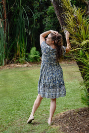 Sassy Short Dress - Periwinkle Petal - zaphire_kuranda