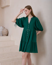 Spirit Short Dress - Amazon Green - zaphire_kuranda