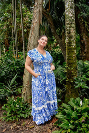 Vitality Maxi Dress - Blue Breeze - zaphire_kuranda