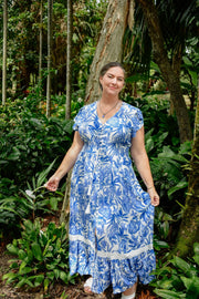 Vitality Maxi Dress - Blue Breeze - zaphire_kuranda