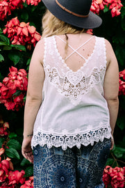 Siane Top - Heart White