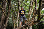 Alternate Tee - Rainbow Tree Black | zaphire_kuranda.