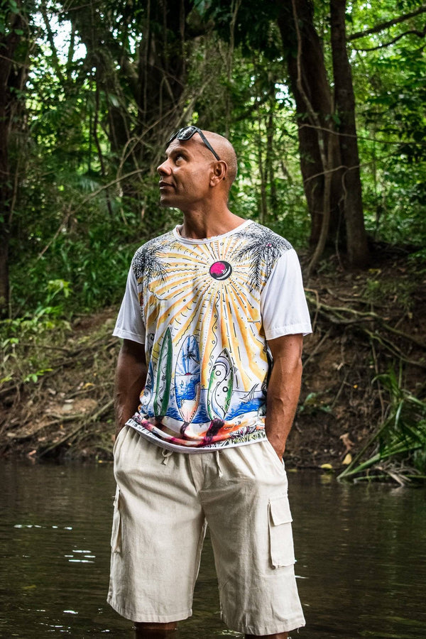Alternate T Shirt in Surfboards White