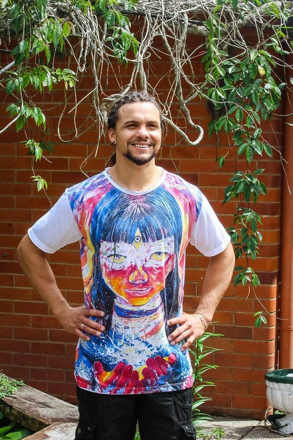 Alternate T Shirt in Tribal White