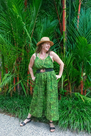 Calm Pantsuit - Swirl Green - zaphire_kuranda