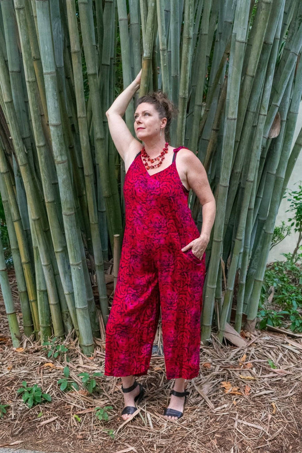 Calm Pantsuit in Swirl Pink