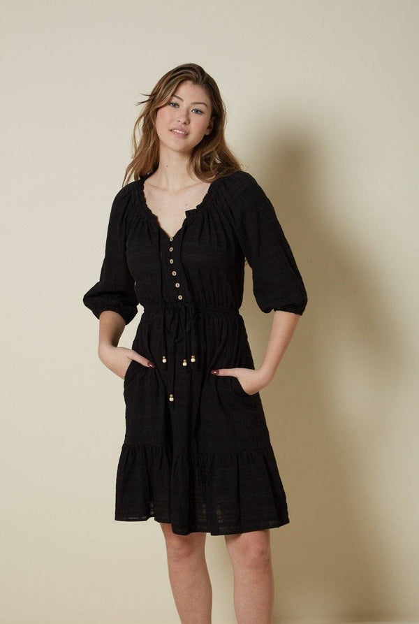 Demi Short Dress in Black