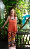 Fern Pants - Ripple Orange - zaphire_kuranda