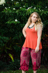 Freya Pants - Maze Red - zaphire_kuranda