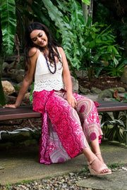 Gaia Pants - Mandala Red | zaphire_kuranda.