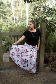 Gypsy Skirt - Cotton Butterfly Red | zaphire_kuranda.
