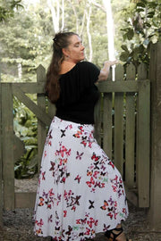 Gypsy Skirt - Cotton Butterfly Red | zaphire_kuranda.