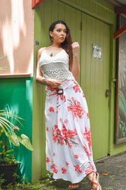 Gypsy Skirt - Cotton Orchid Red | zaphire_kuranda.