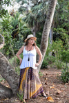 Gypsy Skirt - Retreat Gold & Brown - zaphire_kuranda