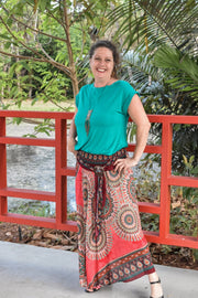 Gypsy Skirt Retreat Red Wine - zaphire_kuranda