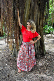 Gypsy Skirt - Skylight Red - zaphire_kuranda