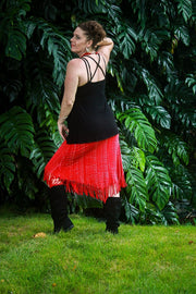 Harper Skirt - Red | zaphire_kuranda.